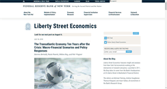 Desktop Screenshot of libertystreeteconomics.newyorkfed.org